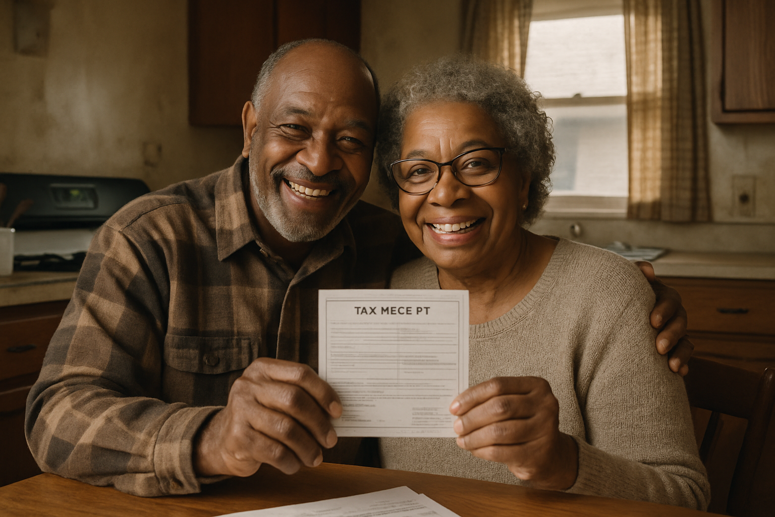 Vehicle donation moment in Flint